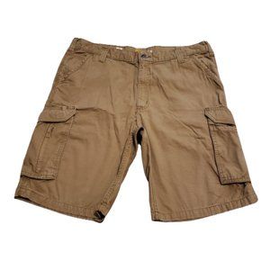 Carhartt Cargo Shorts Men's 40 Tan Western Cowboy Outdoor Summer Relaxed Fit